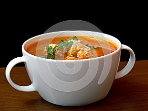 Goulash soup photo