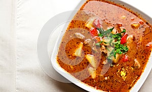 Goulash soup photo