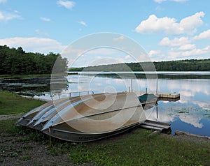 Gouldsboro Lake in the Pocono Mountains