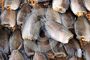 Gourami fish raw, dried salted snakeskin gourami fish with spawn, snake skin gourami fish marinated, pla salid