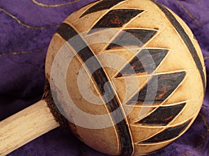 Gourd rattle