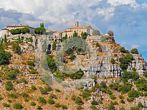 Gourdon mountain village, France.