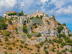 Gourdon mountain village, France.