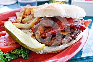 Gourmet Bacon Cheeseburger