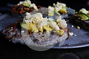 Gourmet Blue Corn Gorditas in Mexico City photo