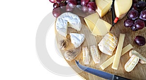 Gourmet cheese board