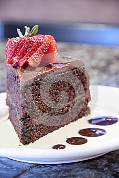 Gourmet chocolate cake