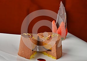 Gourmet chocolate cake