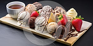 Gourmet Dessert Platter - Sweet Symphony - Exquisite and Indulgent - Dessert Lover\'s Paradise