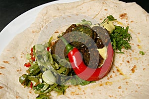 Gourmet falafel