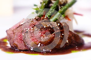 Gourmet fillet mignon steak