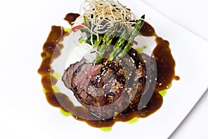 Gourmet fillet mignon steak