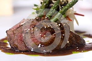 Gourmet fillet mignon steak