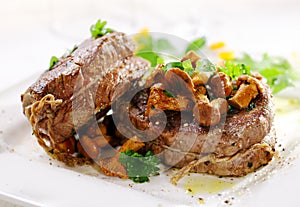 Gourmet fillet steak medallions