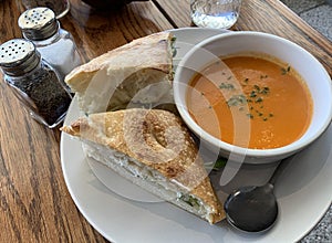 Gourmet Grilled Cheese and Tomato Soup