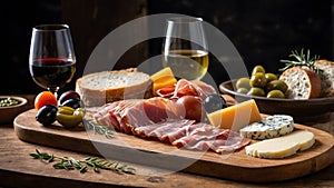Gourmet Indulgence: Beriberi Ham Characterize Board photo