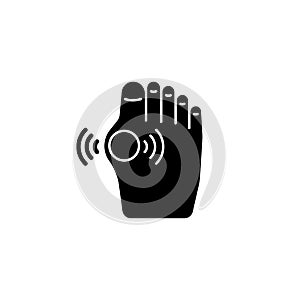 Gout black glyph icon