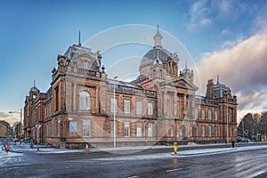 Govan Town Hall Left Side View photo