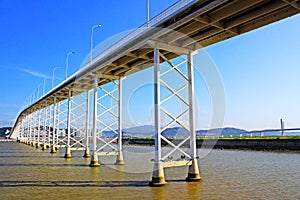 Governador Nobre de Carvalho Bridge, Macau, China photo