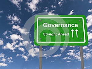 Governance ahead sign