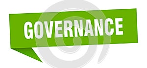 governance speech bubble.