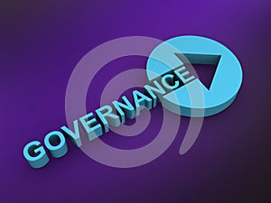 governance word on purple