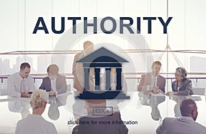 Government Authority Law Pillar Graphic