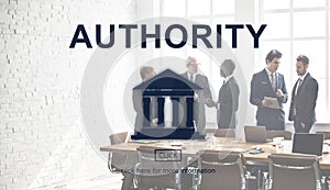 Government Authority Law Pillar Graphic