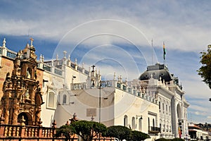 Government building of capital city Sucre, Bolivia photo