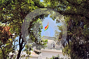 Government building of capital city Sucre, Bolivia photo