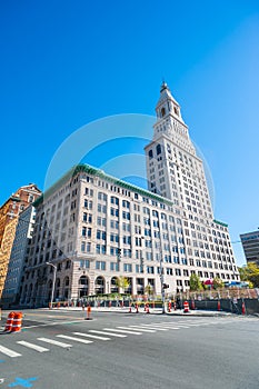 Government building in a city downtown