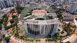 Government Building at Goiania Goias Brazil. Capital City Scenery.