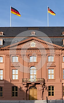 Government building  Landtag of the german state Rheinland-Pfalz in Mainz