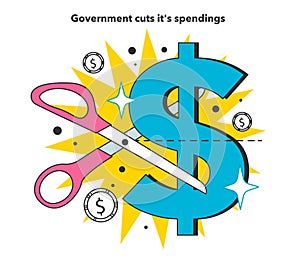 Government cuts it's spendings as a measure to reduce inflation.