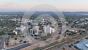 Government enclave in Gaborone, Botswana, Africa