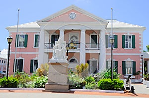 Government House in Nassau on Bahamas