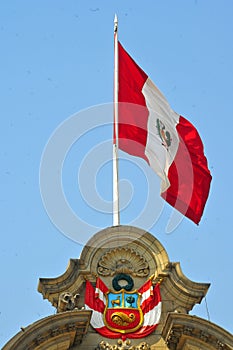 The Government Palace of Peru, or Casa de Pizarro, is the main headquarters of the Peruvian Executive