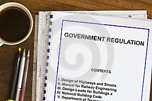 Government Regulations and Code photo