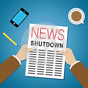 Government Shut Down News Means United States Political Shutdown