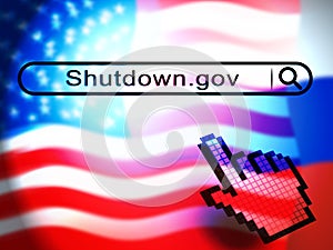 Government Shutdown Pointer Means America Closed By Senate Or President