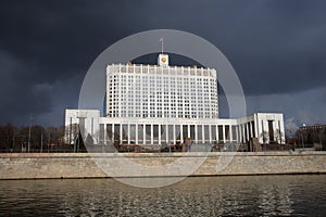 Government White House of the Russian Federation in Moscow