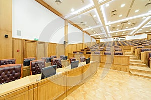 Governmental conference room.