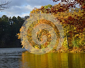 Governor Dodge State Park in Fall photo