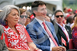 Governor General and Prime Minister at Canada Day event in Ottawa