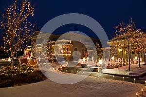 Governor`s mansion, Christmas, Carson City, Nevada