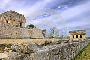 Governor`s Palace Side View in Uxmal