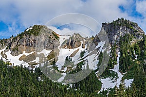 Alto montagna biforcato picchi occidentale Stati Uniti d'America 