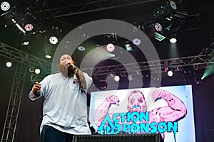 Action Bronson in concert at Governors Ball