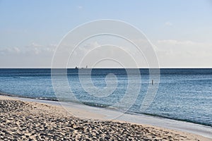 Governors Beach at Seven Mile Beach in Grand Cayman on the Cayman Islands