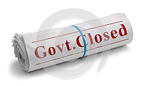 Govt. Closed Rolled Newspaper